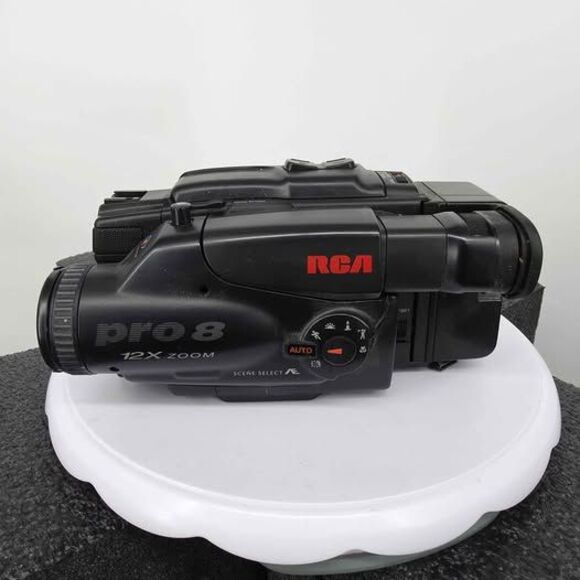 RCA Pro8 8mm Camcorder PRO845 Vintage Black Retro Video Camera